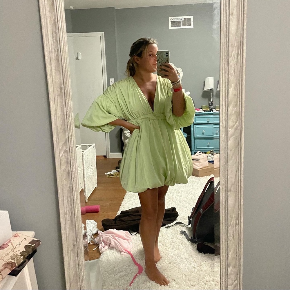 Green dress